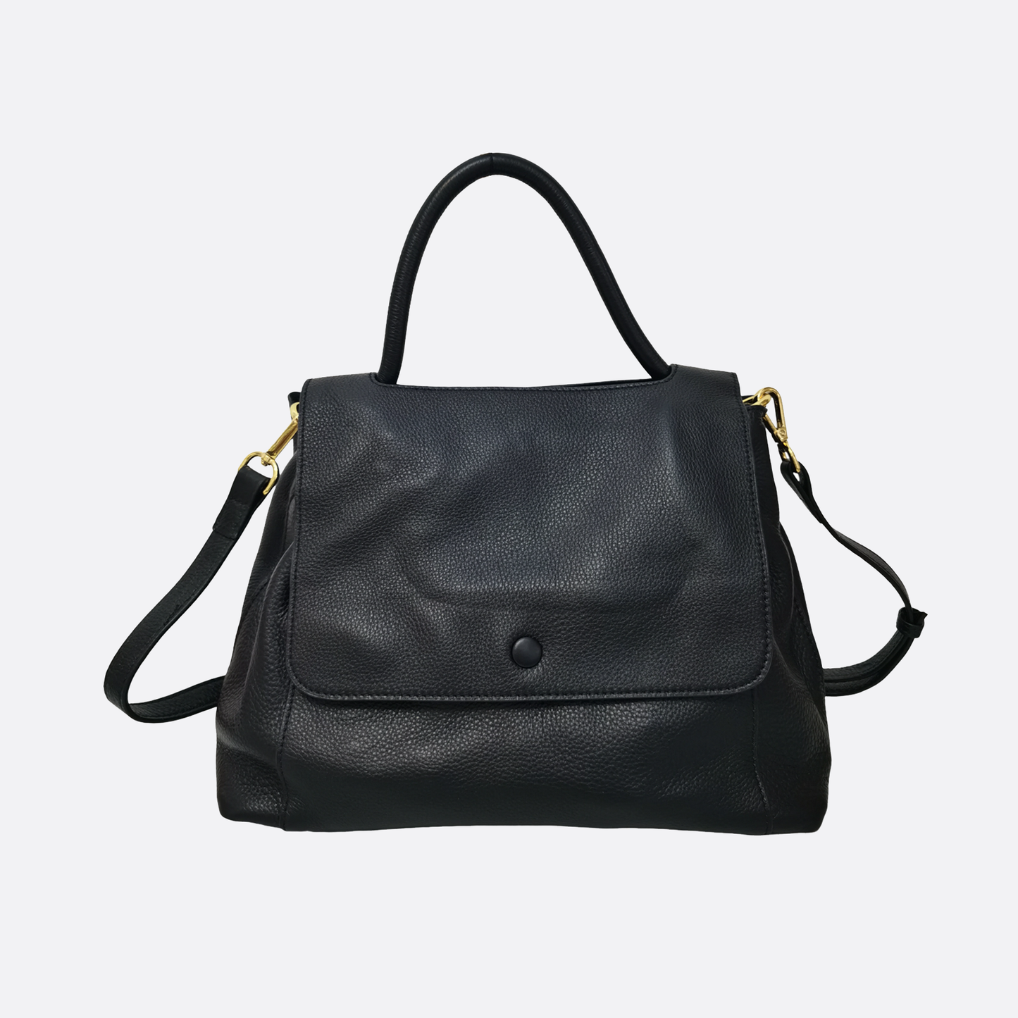 Women's genuine cowhide leather handbag Ingrid design
