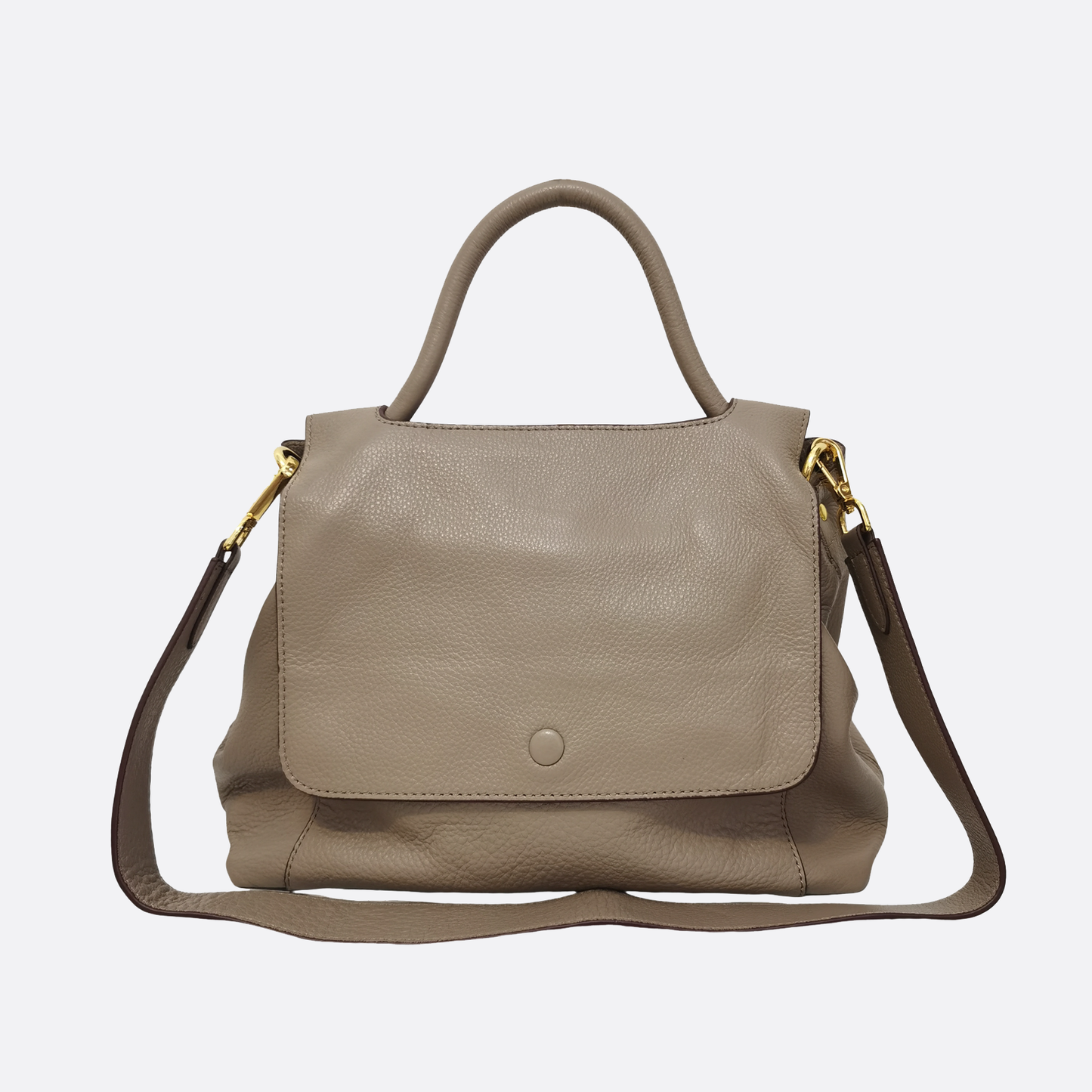 Women's genuine cowhide leather handbag Ingrid design
