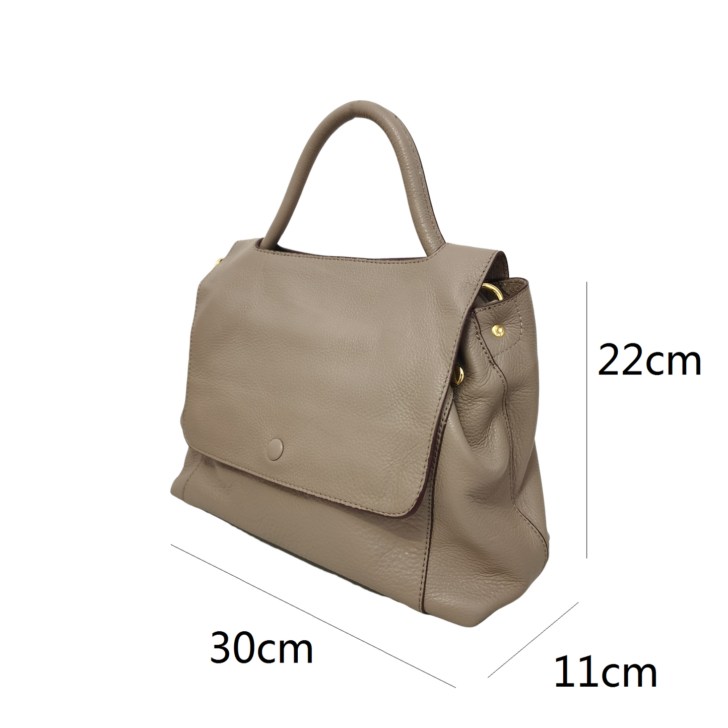 Women's genuine cowhide leather handbag Ingrid design by Tomorrow Closet