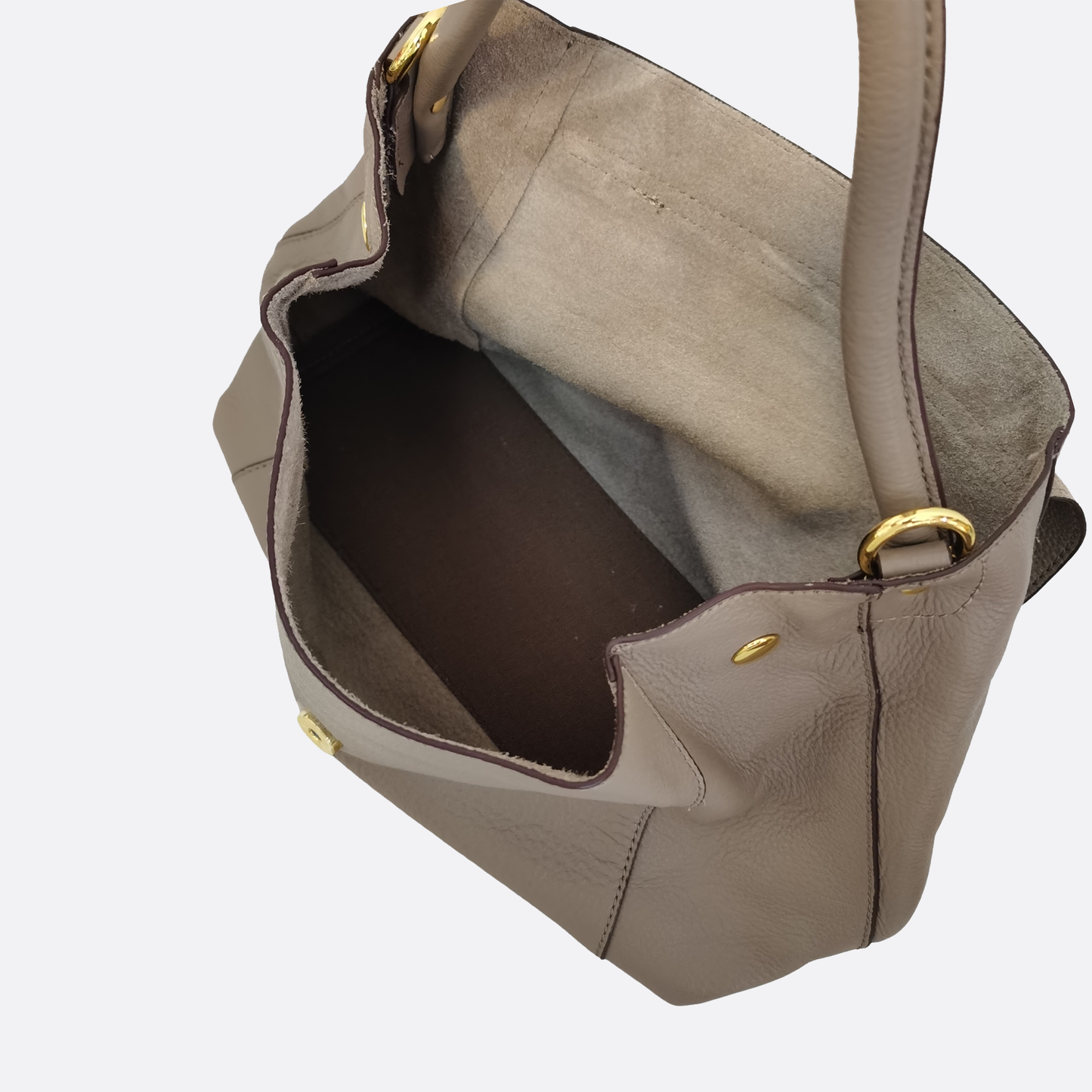 Women's genuine cowhide leather handbag Ingrid design