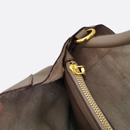 Women's genuine cowhide leather handbag Ingrid design