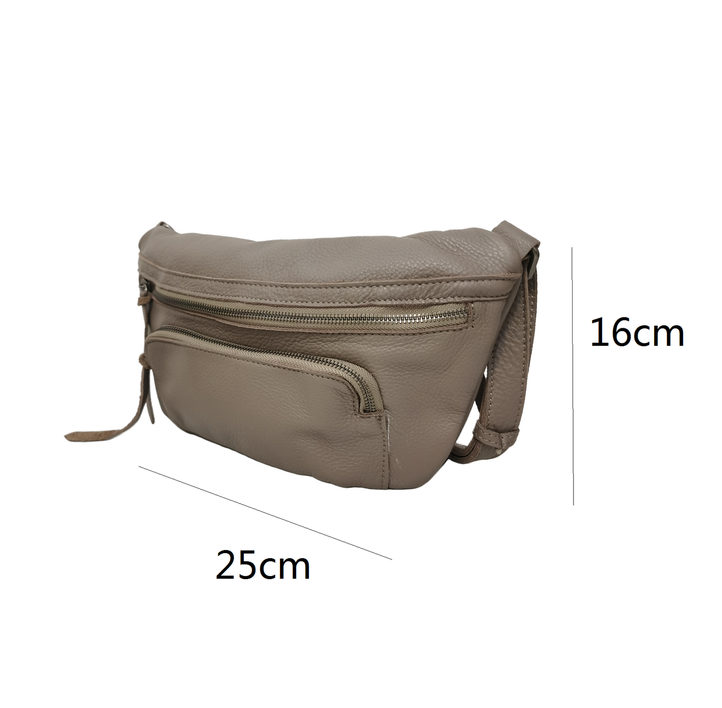 Unisex cowhide leather handbag Vesny pouch V2 design waist bag