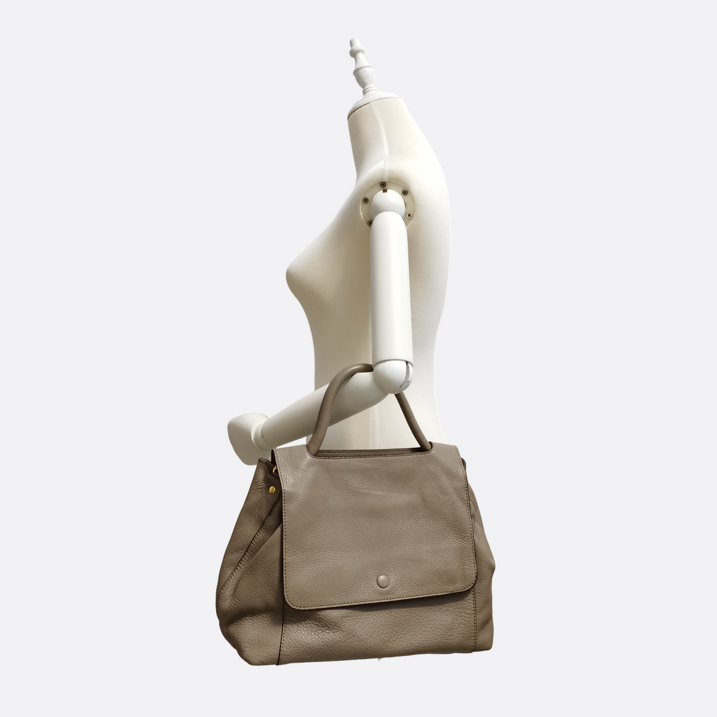 Women's genuine cowhide leather handbag Ingrid design