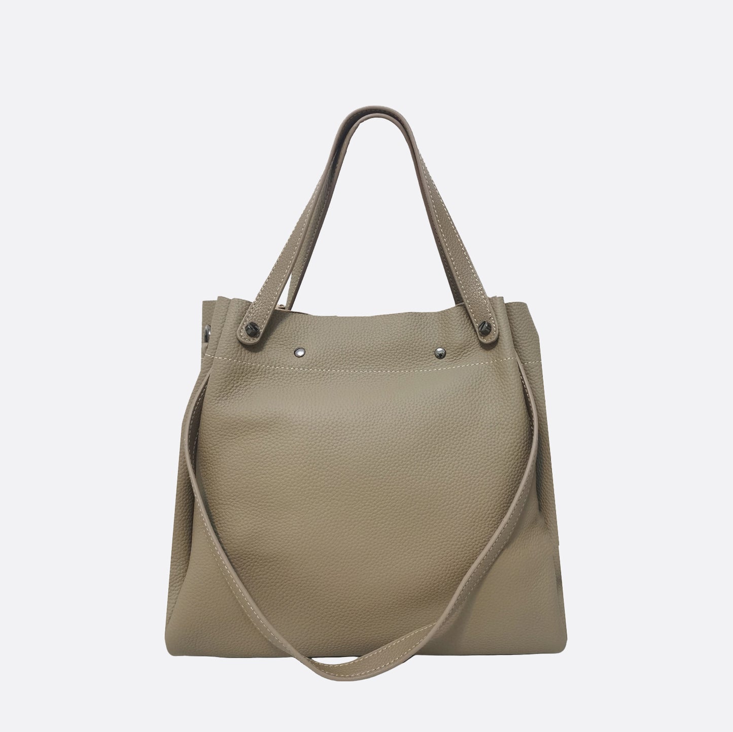 Women's genuine cowhide leather handbag Barbara design