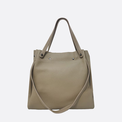 Women's genuine cowhide leather handbag Barbara design