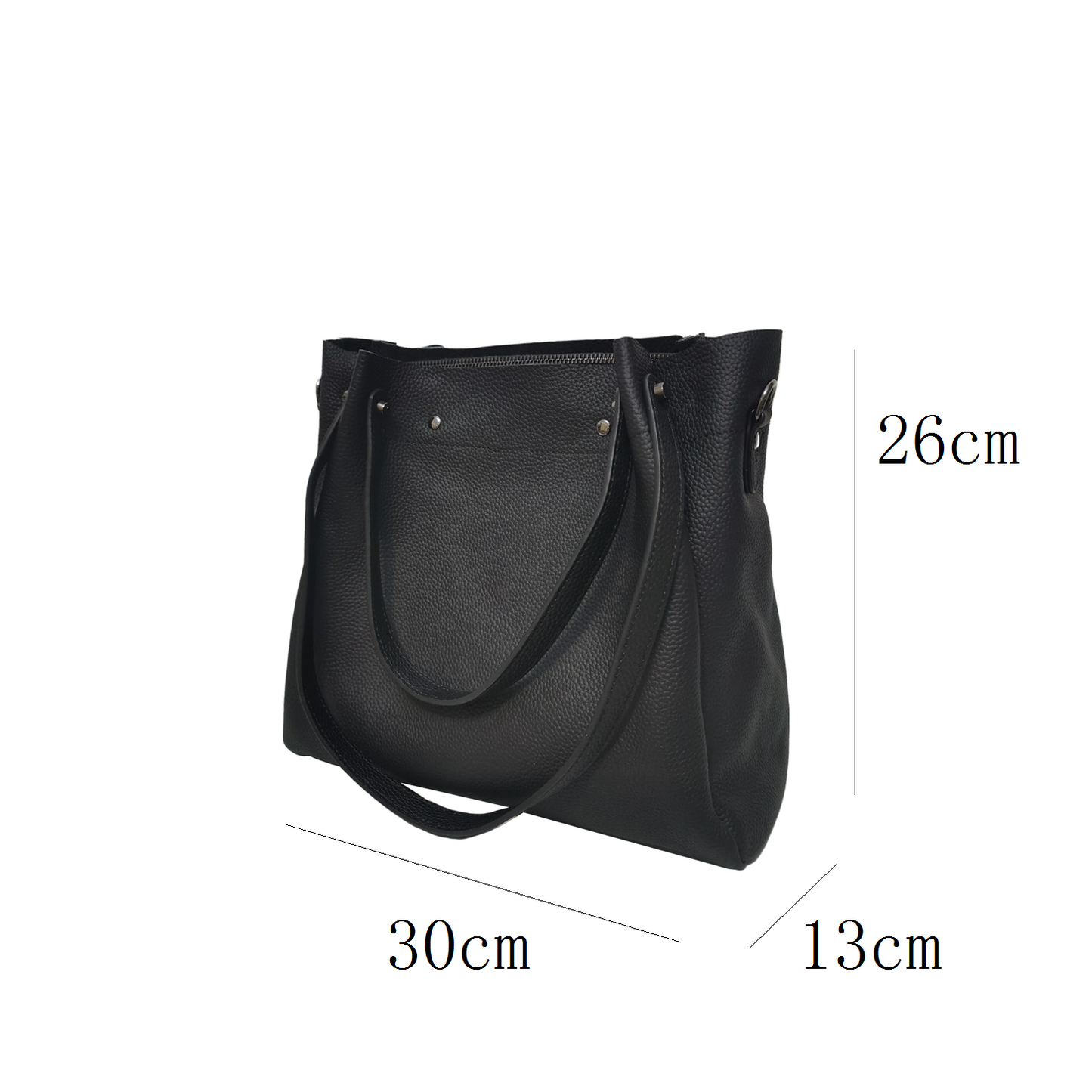 Women's genuine cowhide leather handbag Barbara design