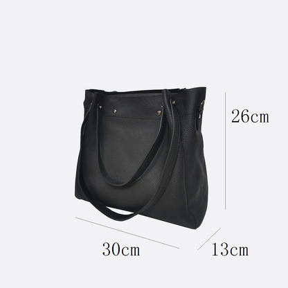 Women's genuine cowhide leather handbag Barbara design