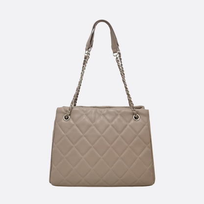 Women's lambskin leather crossbody tote bag Vyar design