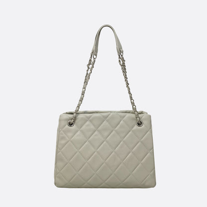 Women's lambskin leather crossbody tote bag Vyar design