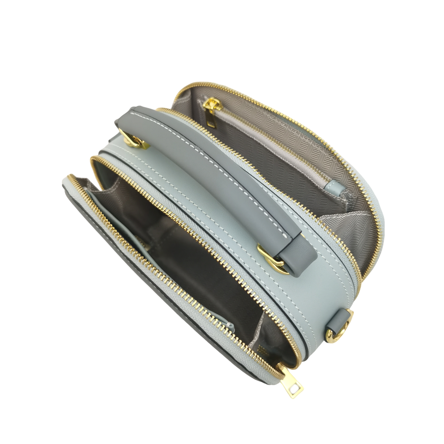 Women's genuine cowhide leather engraved handbag Demi design