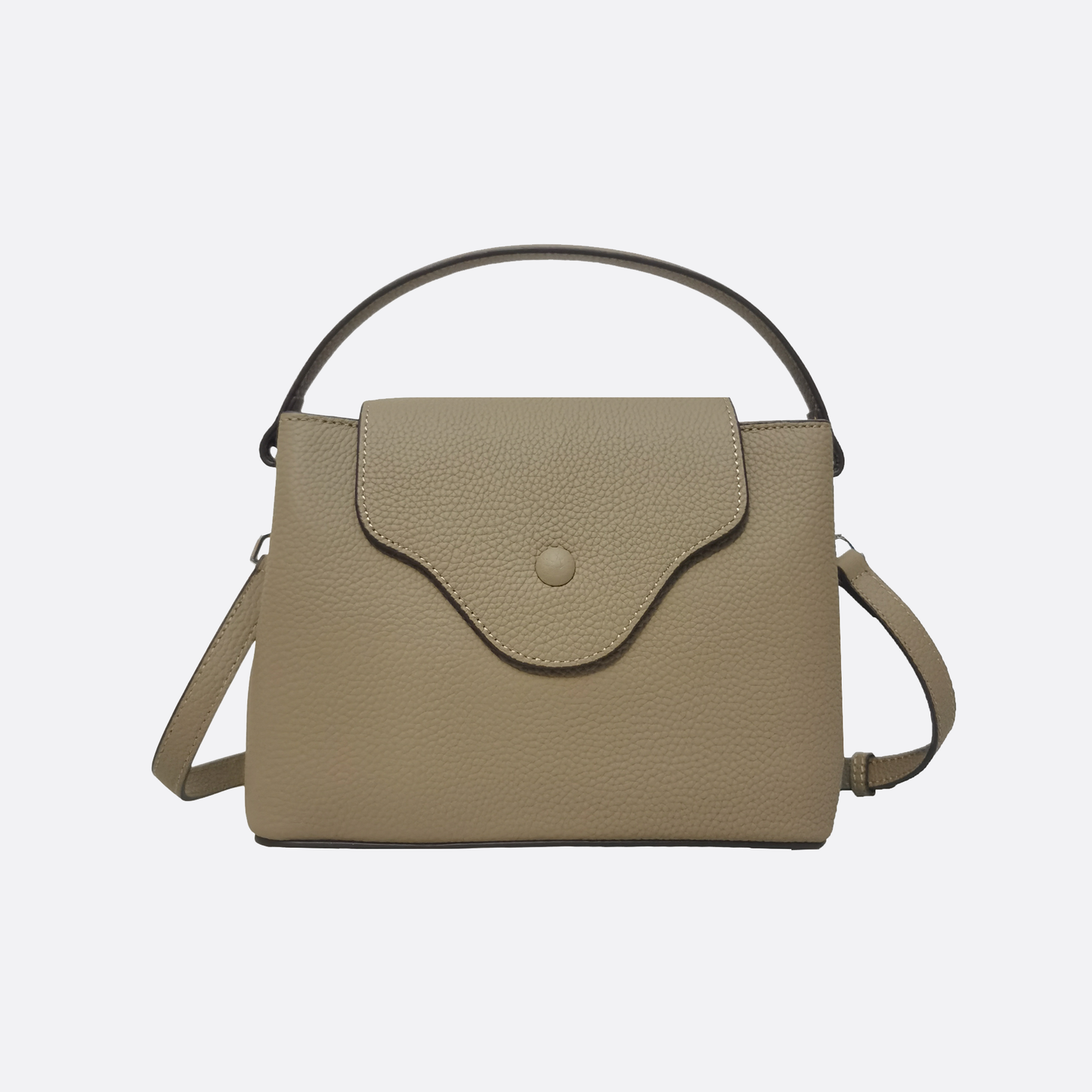 Women's genuine cowhide leather handbag Lorena design