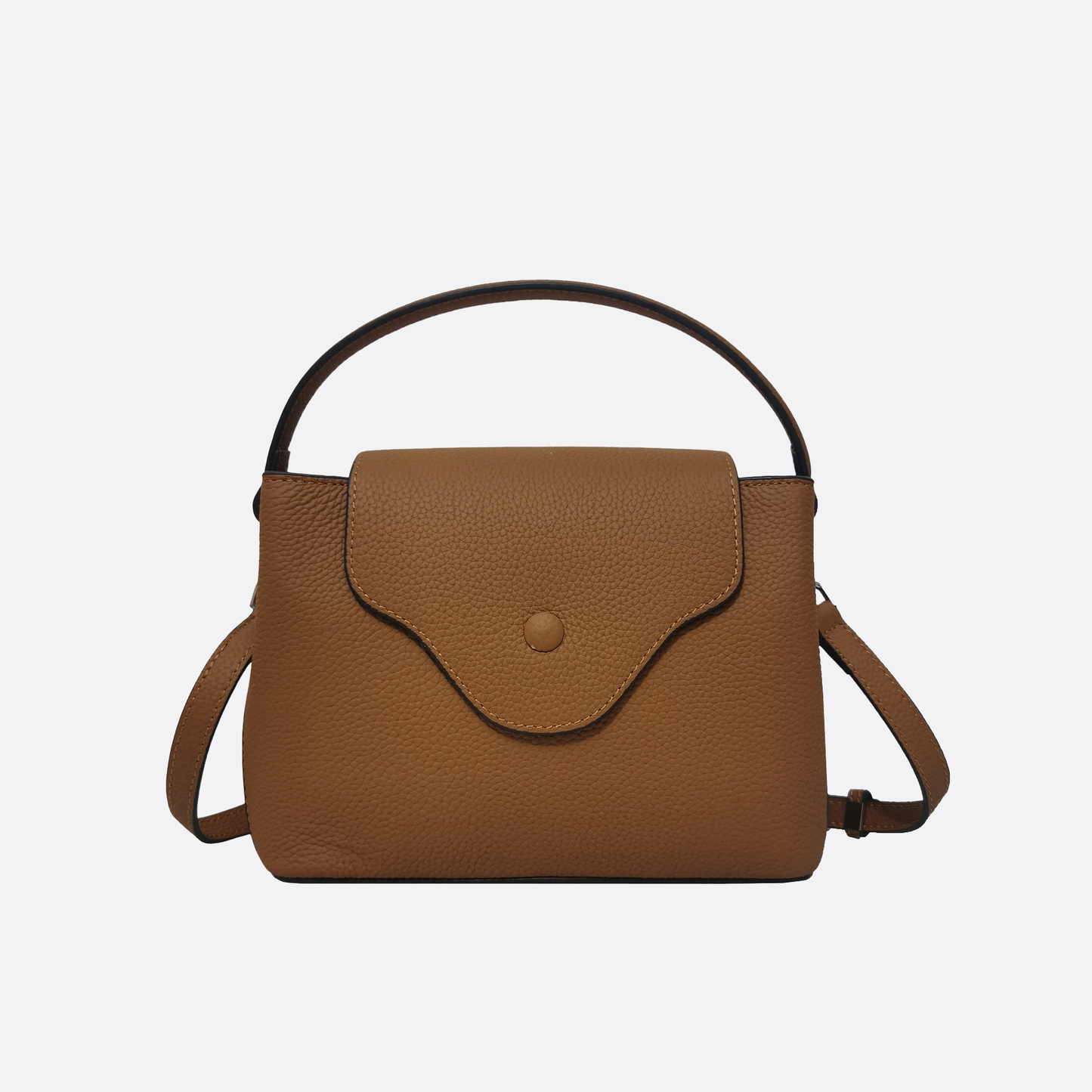 Women's genuine cowhide leather handbag Lorena design