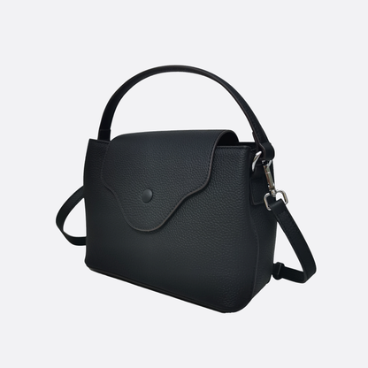 Women's genuine cowhide leather handbag Lorena design
