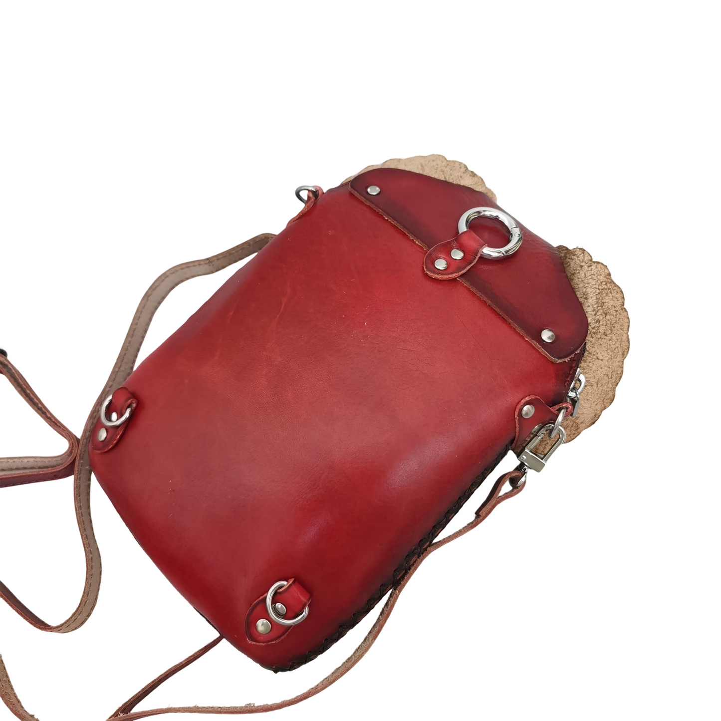 Children's cowhide leather long pouch Koala design