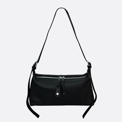 Women's genuine cowhide leather handbag Ingot design