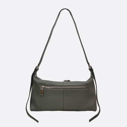 Women's genuine cowhide leather handbag Ingot design
