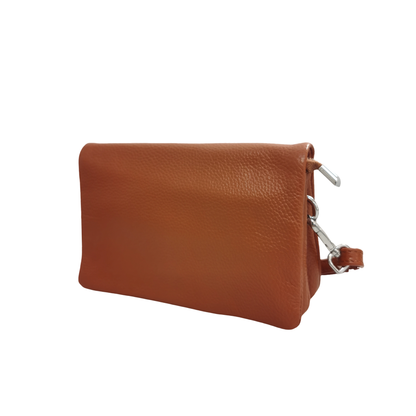 Women's genuine cowhide leather clutch handbag Vivien design