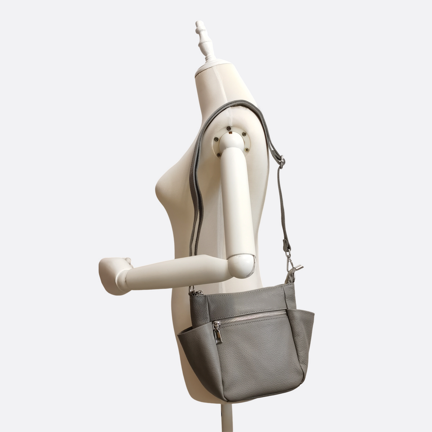 Women's genuine cowhide leather handbag Hayden V2 design