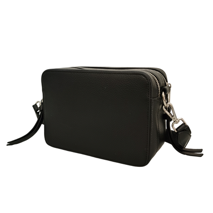Women's genuine cowhide leather handbag Murca design with pouch