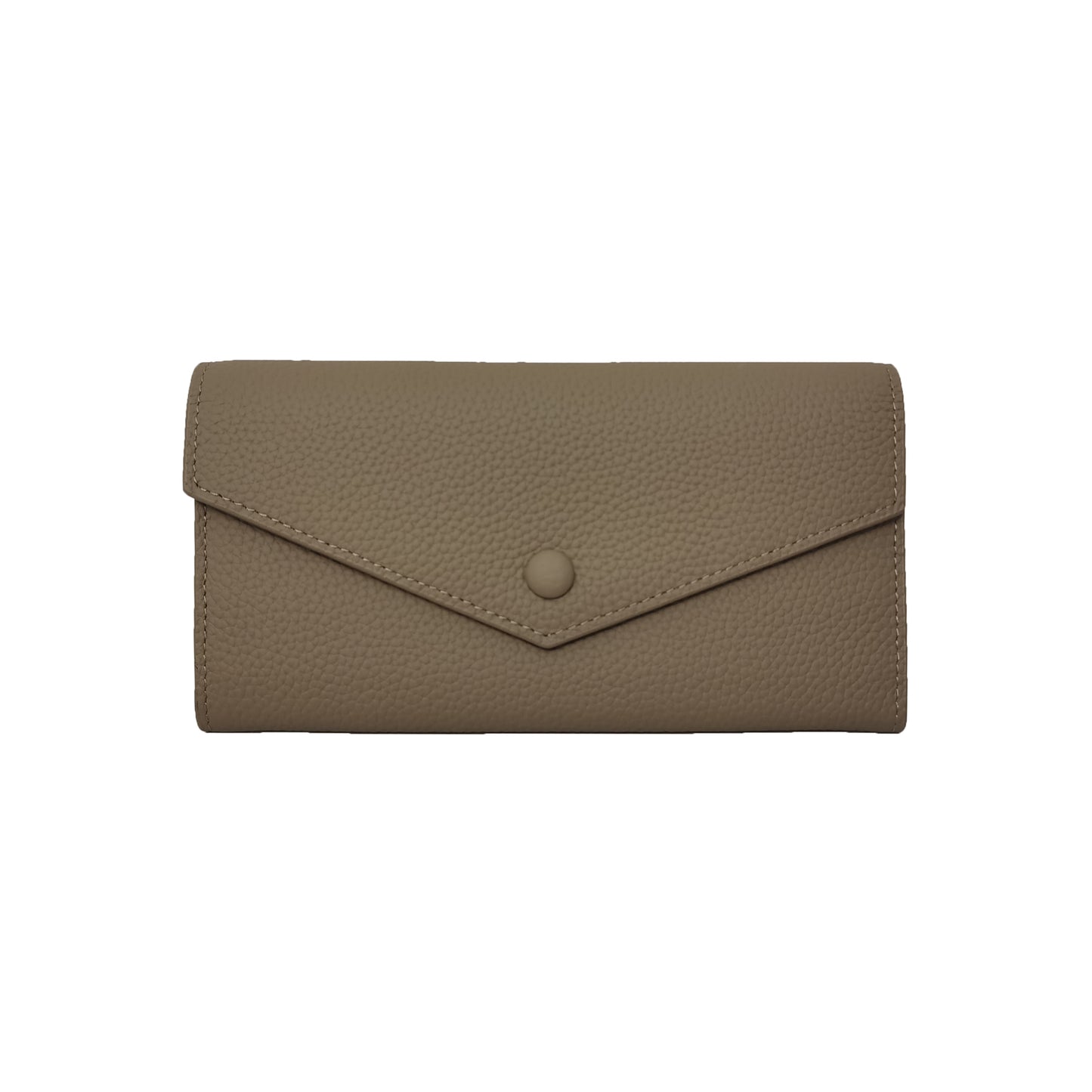 Women's genuine cowhide leather long wallet Envelope design