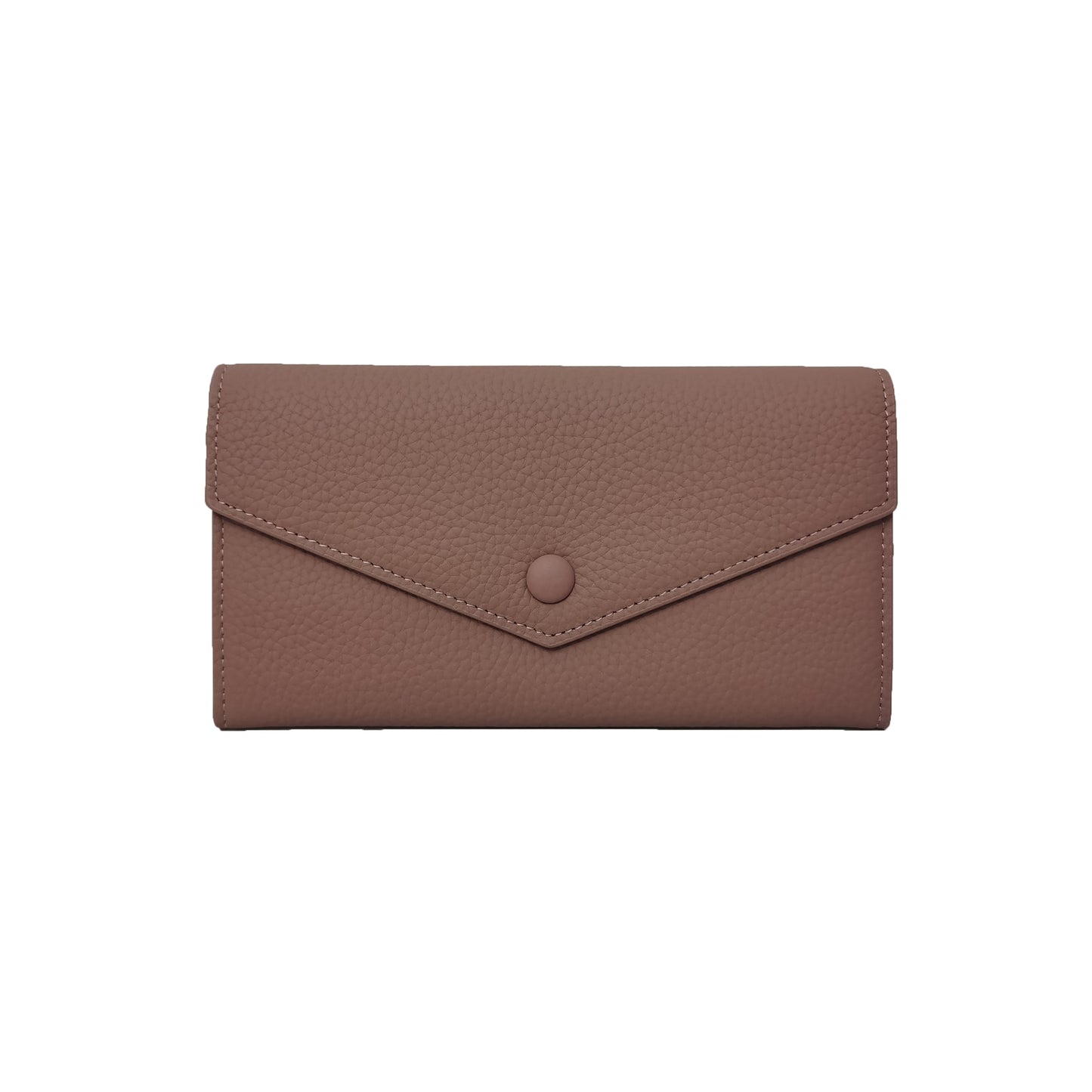 Women's genuine cowhide leather long wallet Envelope design