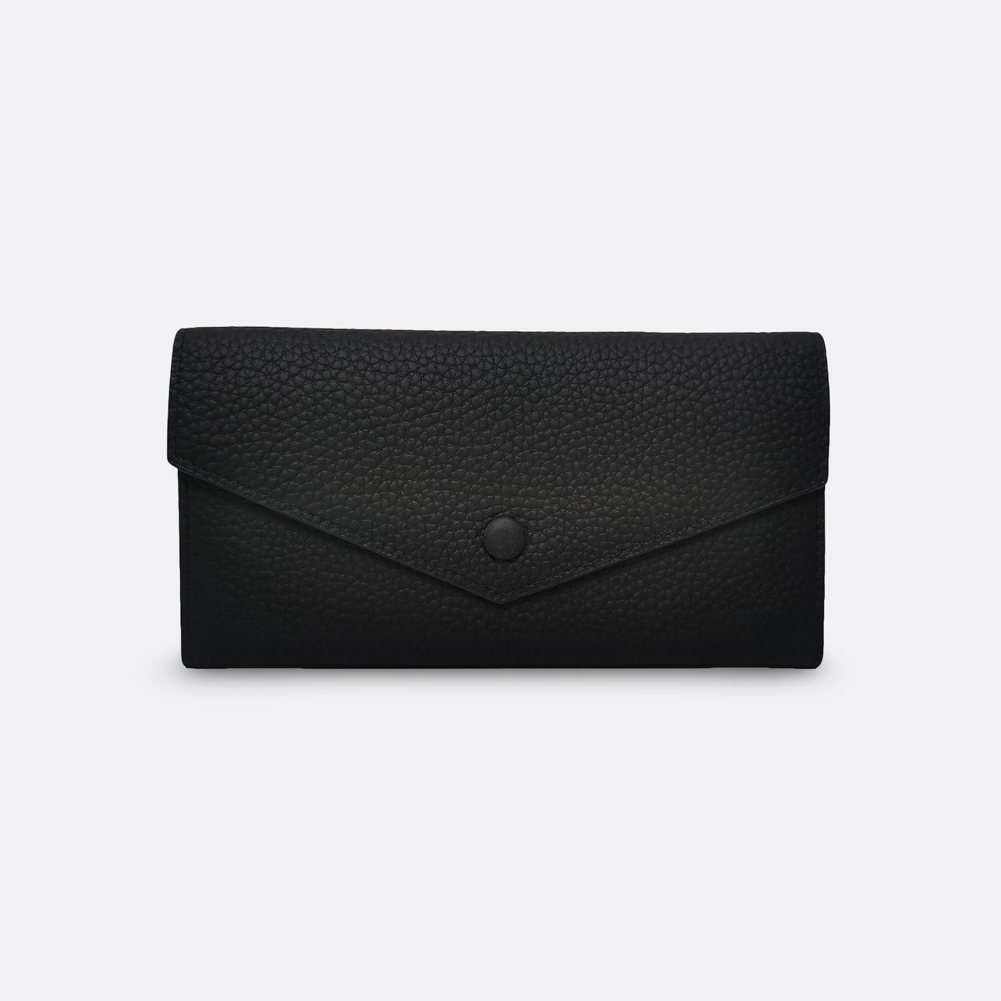 Women's genuine cowhide leather long wallet Envelope design