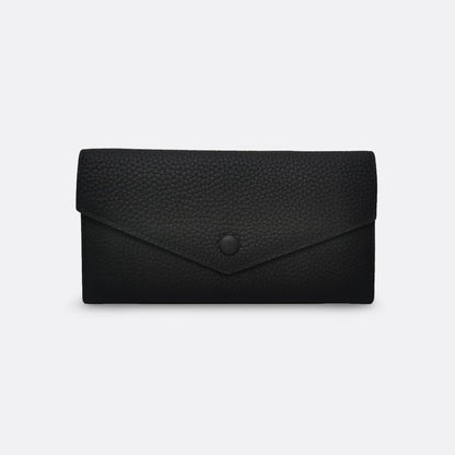 Women's genuine cowhide leather long wallet Envelope design