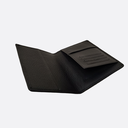 Unisex leather passport holder travel pouch