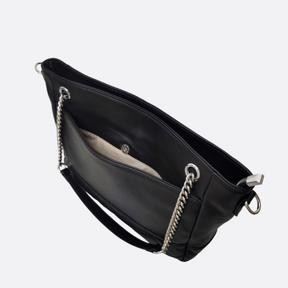 Women's genuine cowhide leather handbag Diana design