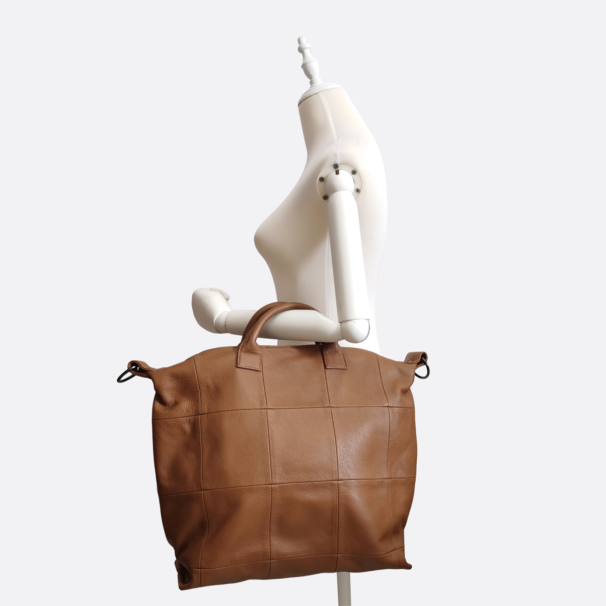 Unisex Men's and Women's genuine cowhide leather handbag Cara V4 design