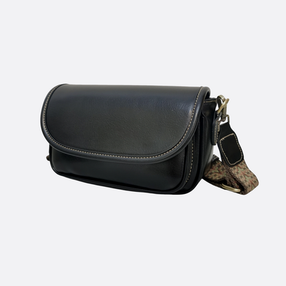 Women's genuine cowhide leather handbag Mini Messenger V2 sling bag