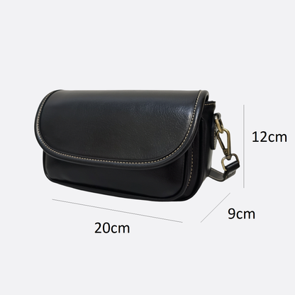 Women's genuine cowhide leather handbag Mini Messenger V2 sling bag