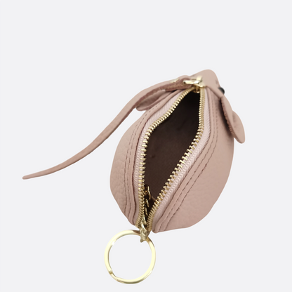Women's and children's genuine cowhide leather mouse pouch bag charm