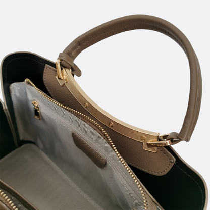 Women's genuine cowhide leather handbag Kunis design