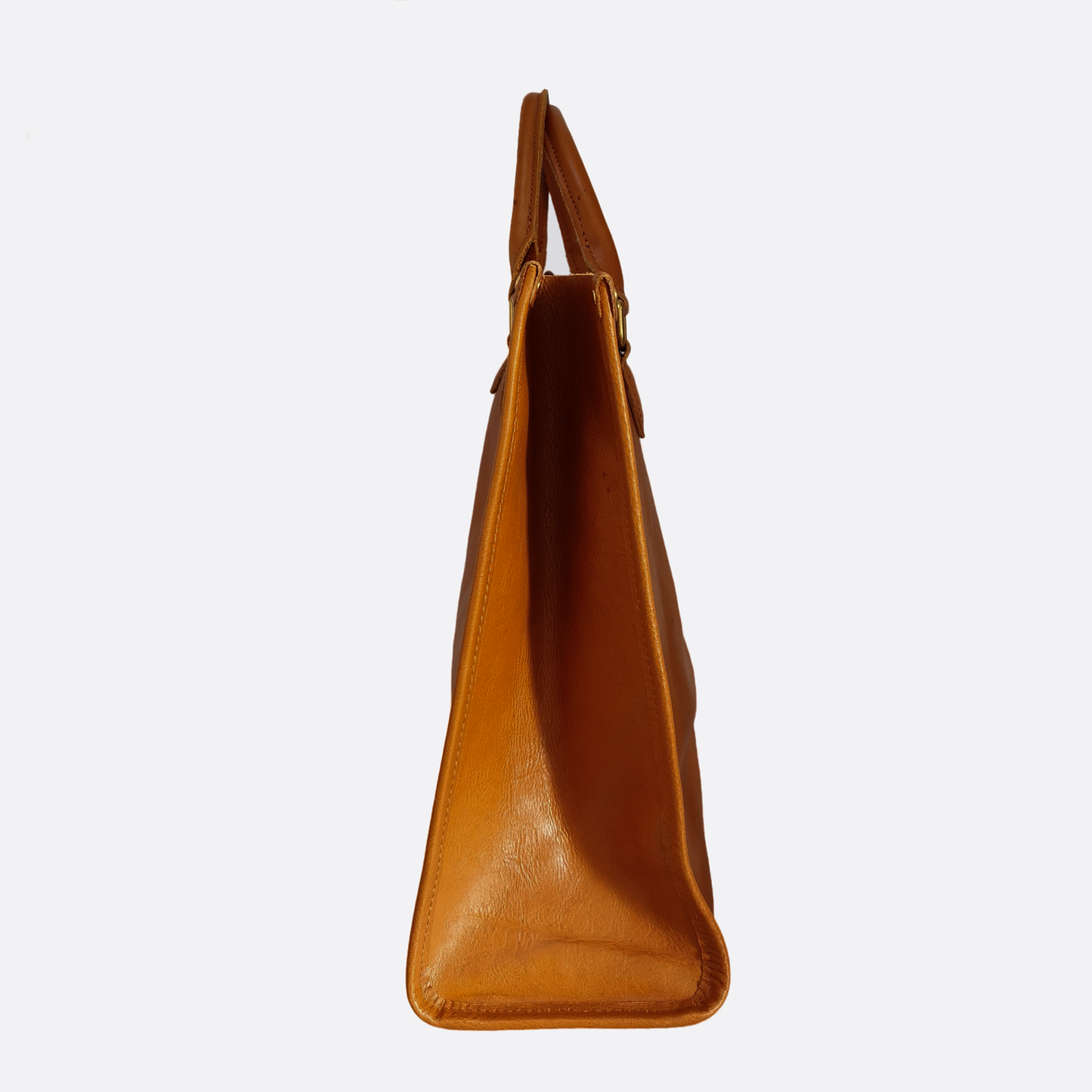 Unisex genuine cowhide leather handbag Potter tote design