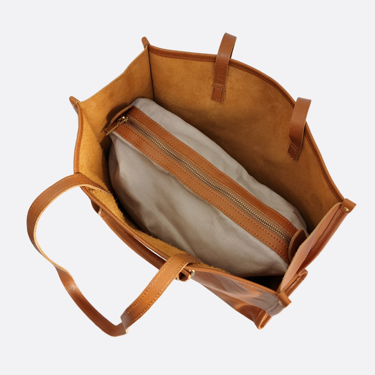 Unisex genuine cowhide leather handbag Potter tote design