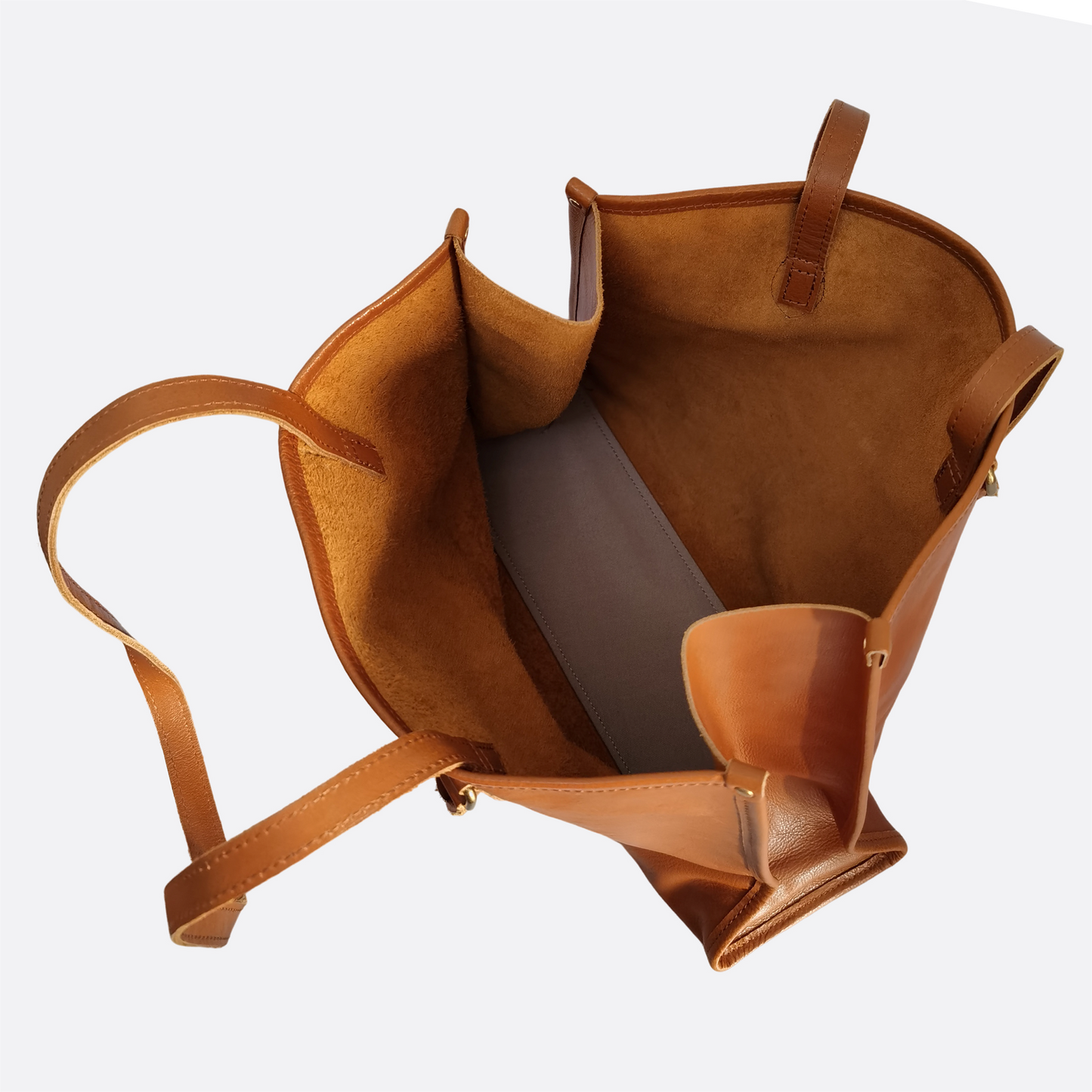 Unisex genuine cowhide leather handbag Potter tote design