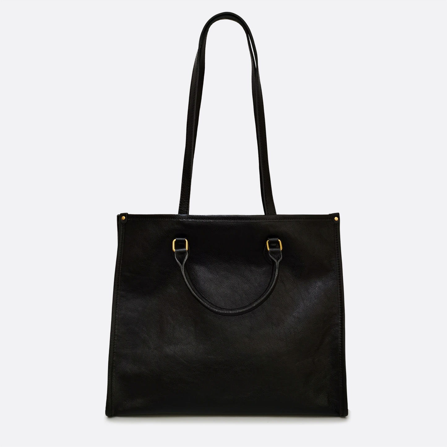 Unisex genuine cowhide leather handbag Potter tote design