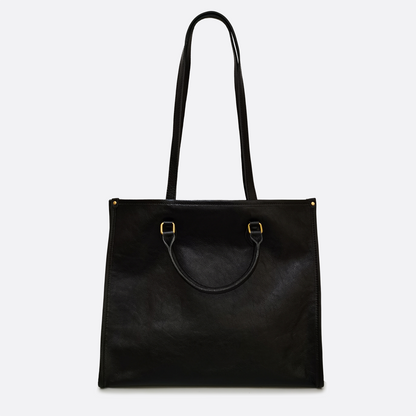 Unisex genuine cowhide leather handbag Potter tote design