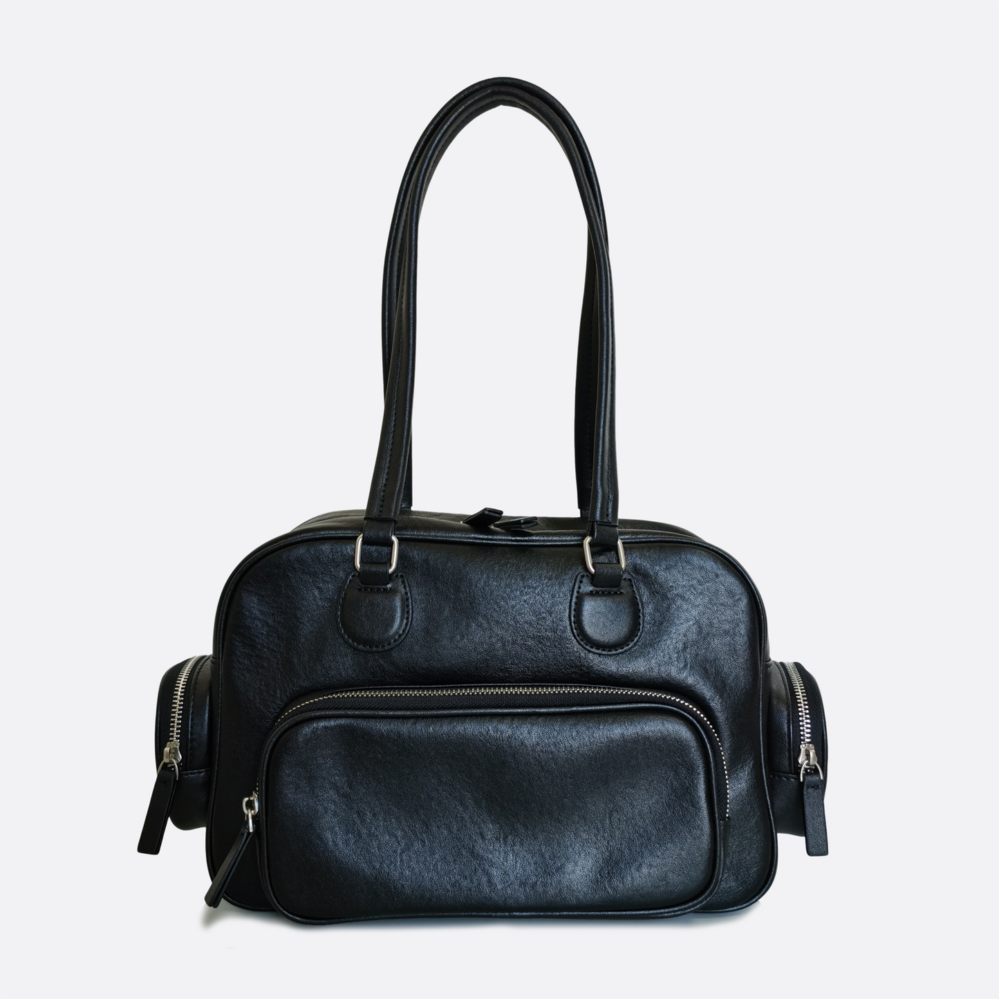Women's genuine cowhide leather handbag Palour design
