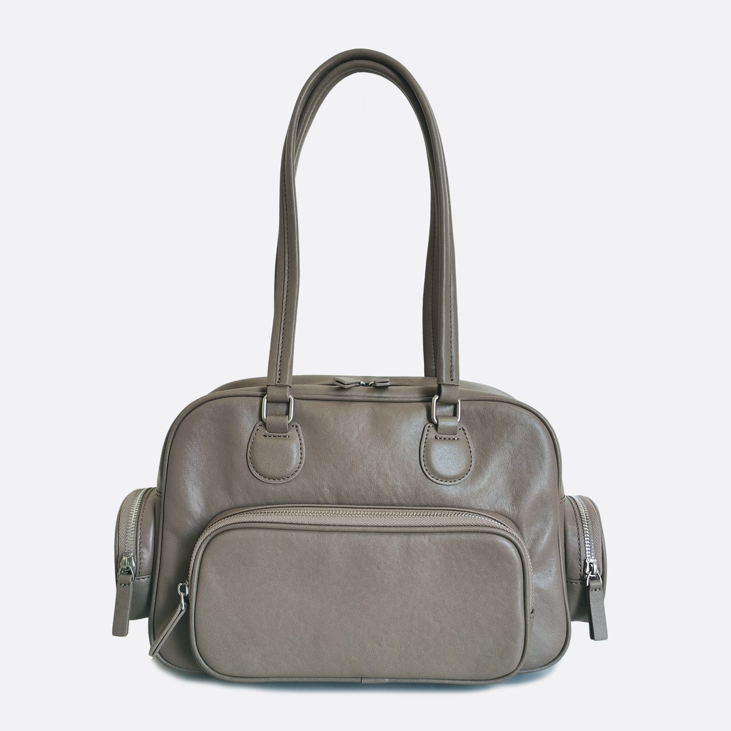 Women's genuine cowhide leather handbag Palour design
