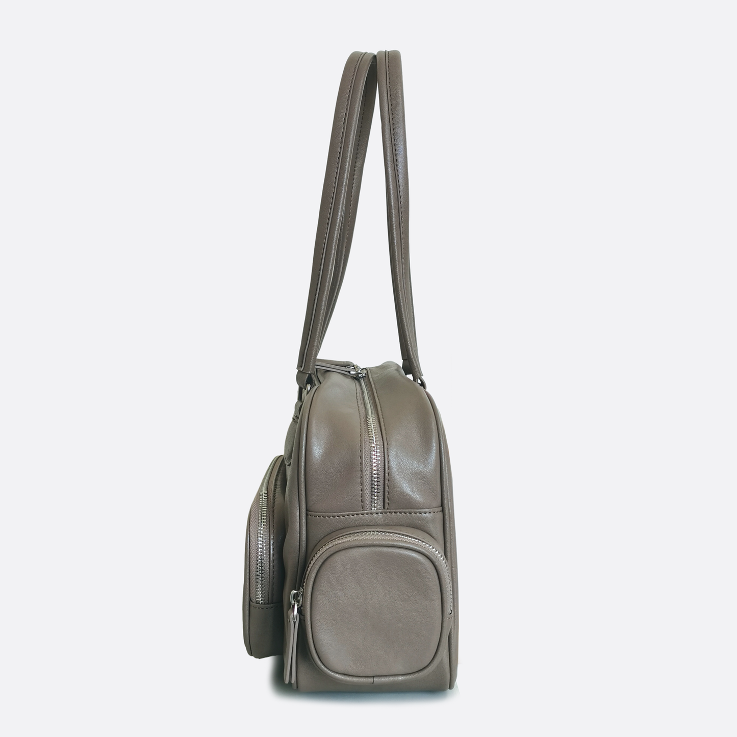 Women's genuine cowhide leather handbag Palour design
