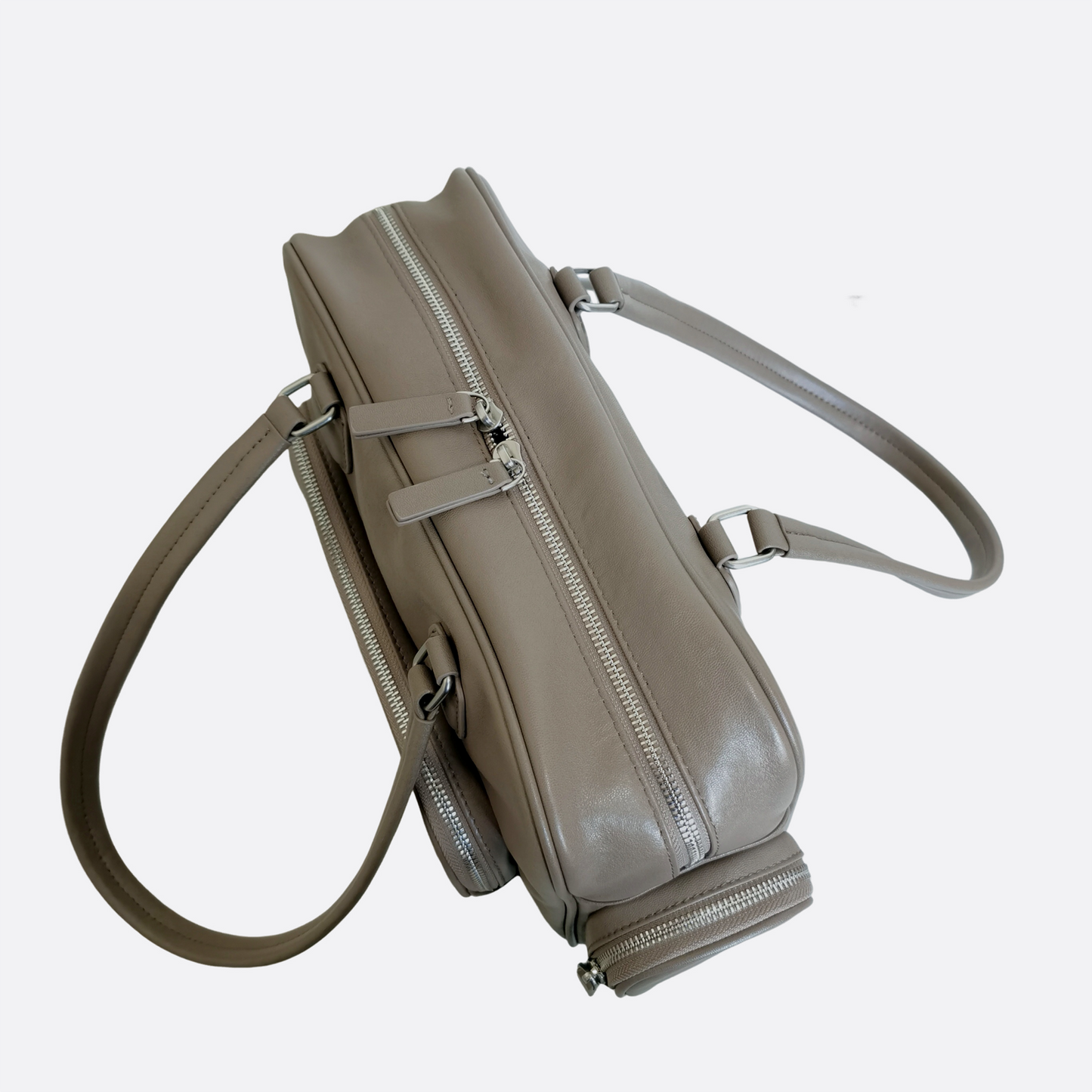 Women's genuine cowhide leather handbag Palour design