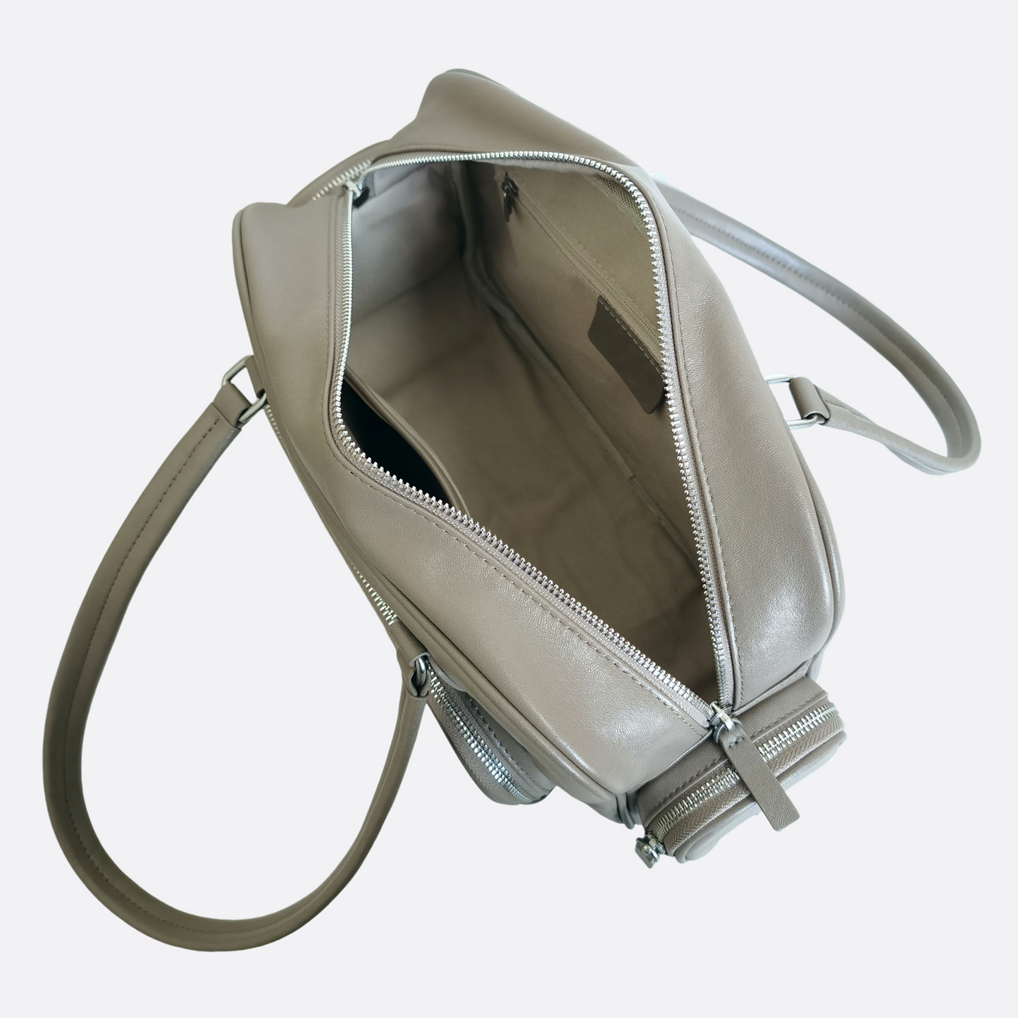 Women's genuine cowhide leather handbag Palour design