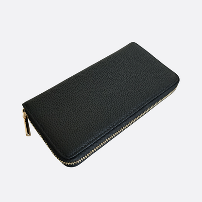 Women's genuine cowhide leather long wallet Metro V2 design