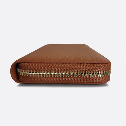 Women's genuine cowhide leather long wallet Metro V2 design
