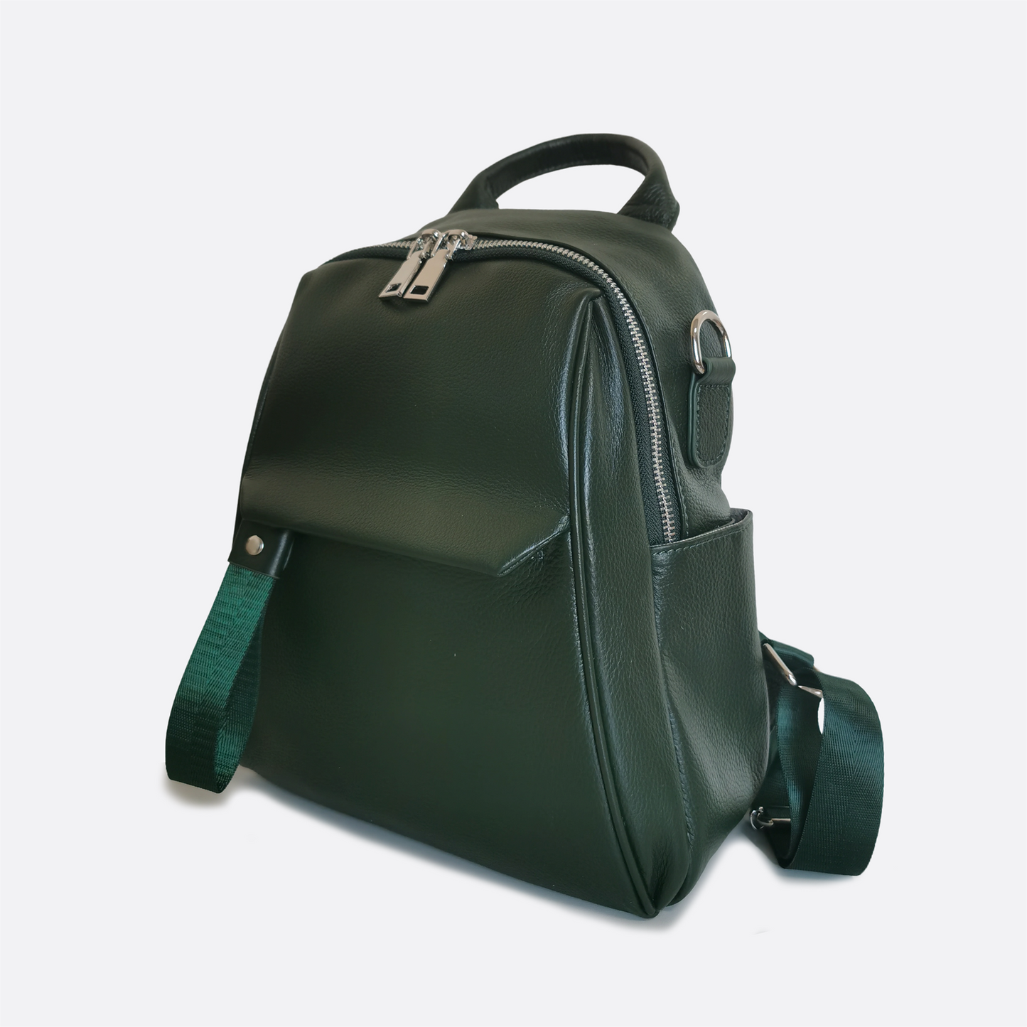 Women's genuine cowhide leather backpack Bacco design