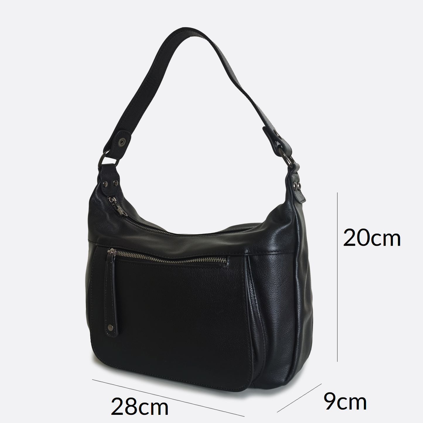Women's genuine cowhide leather handbag Bora V5 design