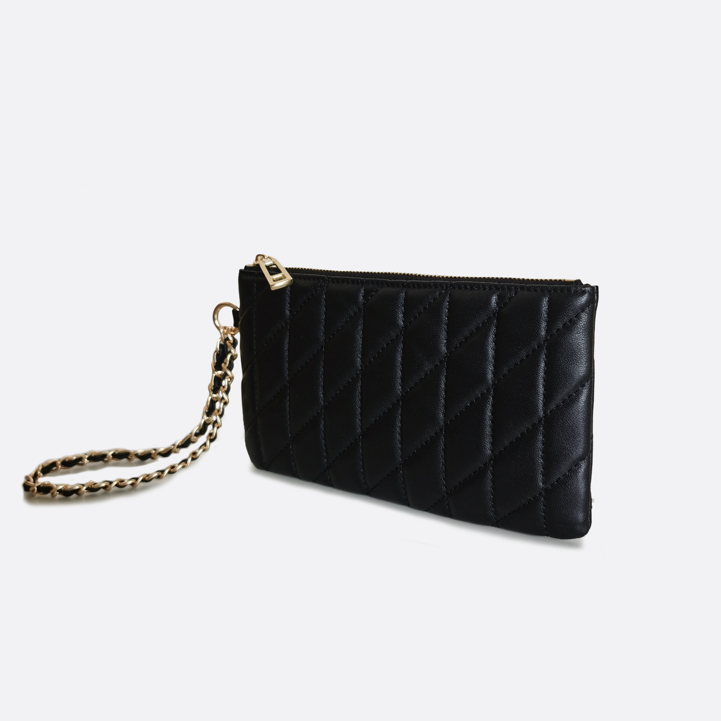 Women's genuine lambskin leather clutch Vyar design