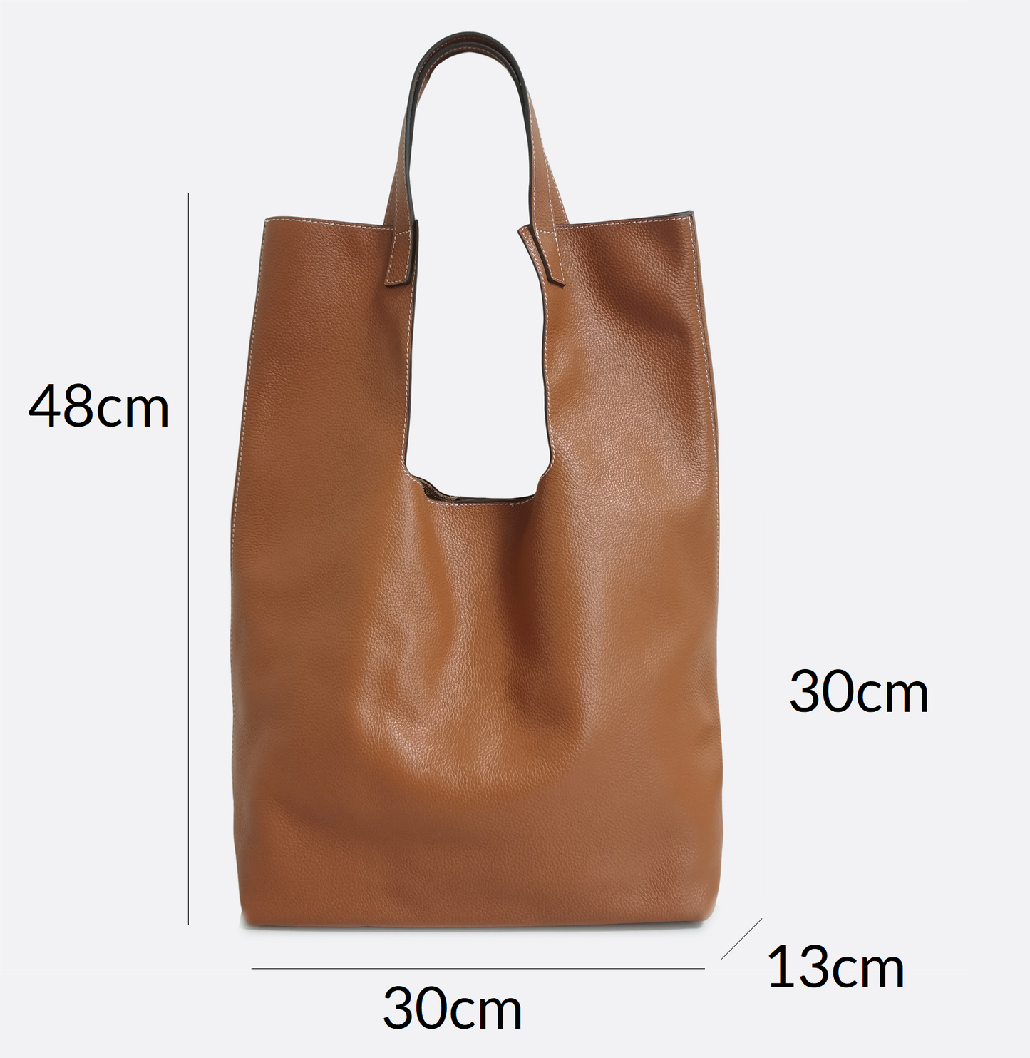 Women's genuine cowhide leather Hobo handbag Dilla tote design